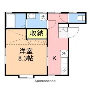 メゾン・ド・インフィニティ【201号室】の間取り