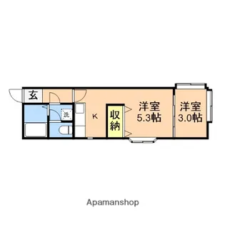 メゾン・ド・K−Ⅰ【1階】の間取り