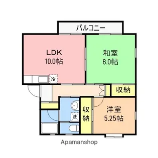 ラグーン神道寺南【C202号室】の間取り
