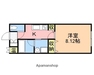 ファーストクラス柳原【1階】の間取り