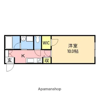 ファーストクラス柳原【1階】の間取り