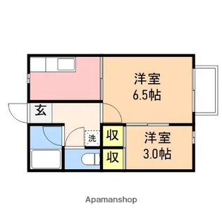サンシティ【2階】の間取り
