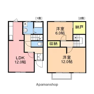 ガーデンハウス幸【D号室】の間取り