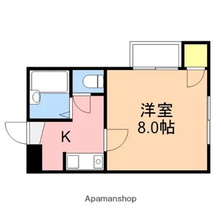 エクセル鐙西【307号室】の間取り