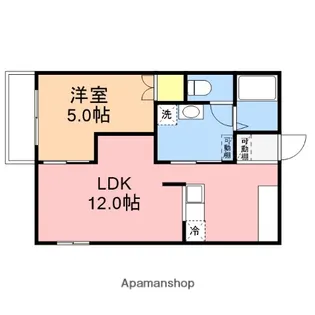 ローズタウン【201号室】の間取り