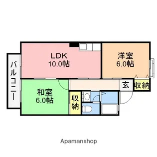 メゾン・ド・ラ・ブリーズA【1階】の間取り