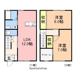 BOAメゾン【C-6号室】の間取り
