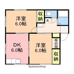 ホワイトハウス9【1階】の間取り