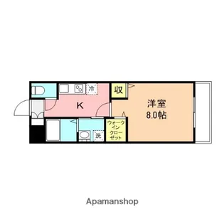 ファーストクラス白新町【104号室】の間取り