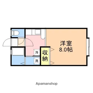 エステート【205号室】の間取り