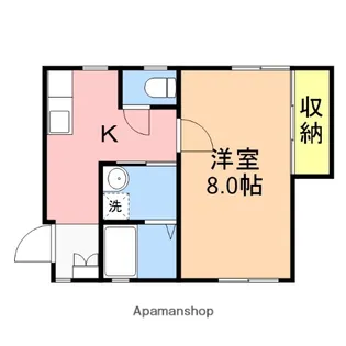 トワール東堀【2階】の間取り