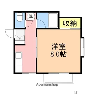 メリーハウス笹口【2階】の間取り