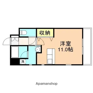 ローザ東中通【3階】の間取り