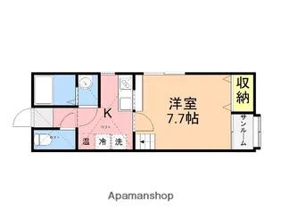 クエストY【101号室】の間取り