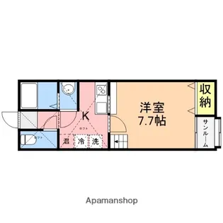 クエストY【203号室】の間取り