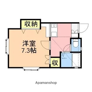 ヴィアーレ学校町【2階】の間取り