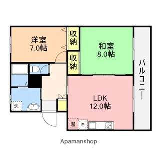 カサグランデ【102号室】の間取り