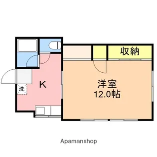 ハイツさつき【1階】の間取り