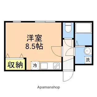 ハイツ美英【2階】の間取り