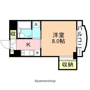 三幸ビル【207号室】の間取り