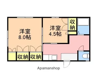 シティタウン新潟【A201号室】の間取り