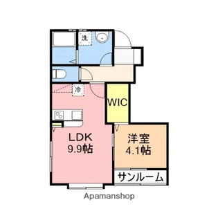 アルデーアⅢ【1階】の間取り