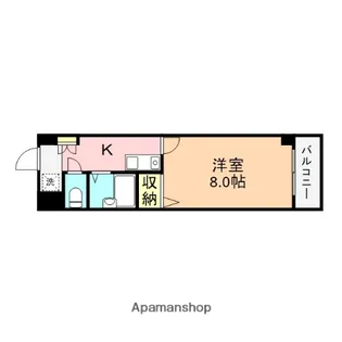 メゾン・ド・ソレイユ【4階】の間取り