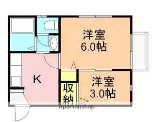 ピジョンB【1階】の間取り