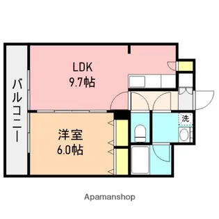 WILLDO礎町【9階】の間取り