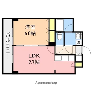 WILLDO礎町【9階】の間取り