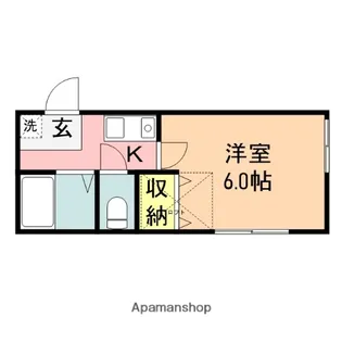 ハイツTOKIO【202号室】の間取り