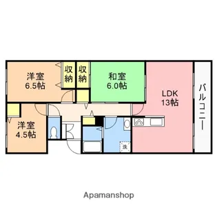 ドラゴンマンション新潟新和壱番館【1階】の間取り