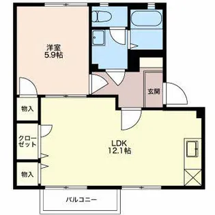 プルミエール【2階】の間取り