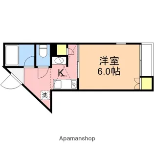 SAJAー91 B棟【209号室】の間取り