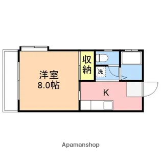 コーポベルジェーヌ【2階】の間取り