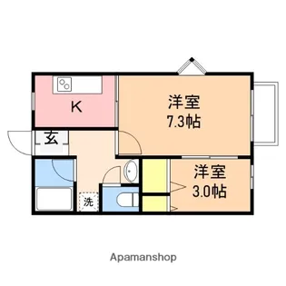 バン・ルージュ【2階】の間取り