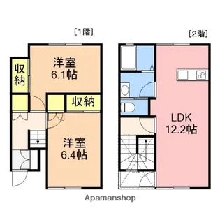 PINE CONE(パインコーン)【C号室】の間取り