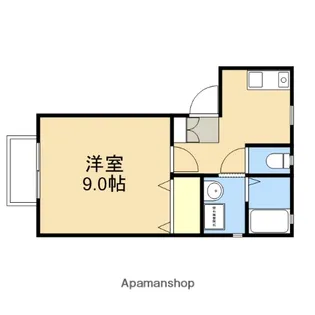 ノーブルカノン【202号室】の間取り