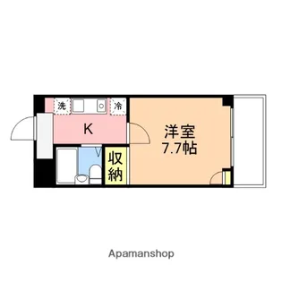 トーカンマンション医学町【5階】の間取り