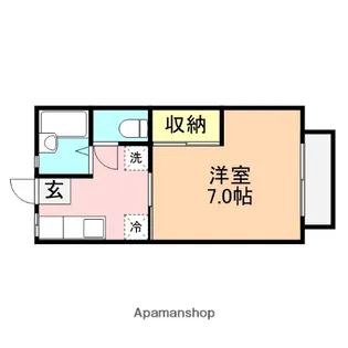 グリフィスⅡ【A101号室】の間取り