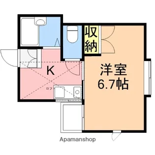オーレリアン【2階】の間取り