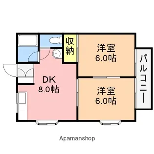 ルピナス【2階】の間取り