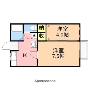 エクセレント【A205号室】の間取り
