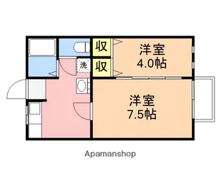 エクセレント【A107号室】の間取り
