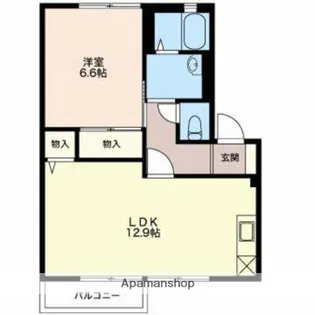 サンバスシティ【1階】の間取り