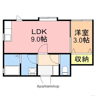 アイベリーI.N【1階】の間取り
