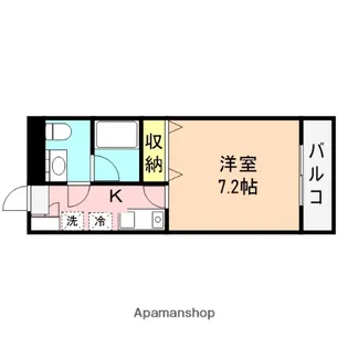 LILY−BE JE 白山浦【304号室】の間取り