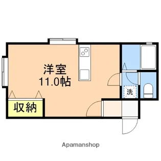 クレセントヴィラージュ亀田【103号室】の間取り