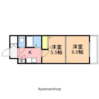 朝日プラザ栗ノ木【3階】の間取り