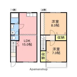 シュガータウン21【A-5号室】の間取り